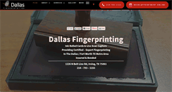 Desktop Screenshot of dallasfingerprinting.com