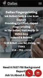 Mobile Screenshot of dallasfingerprinting.com